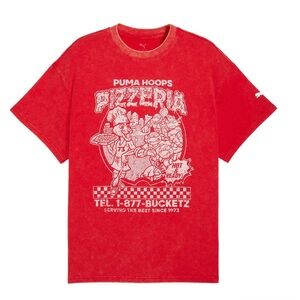 Puma Red Pizzeria Graphic Tee